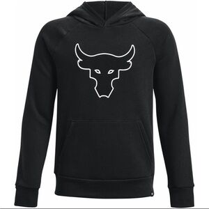 Under Armour Black Hoodie with Bull Emblem